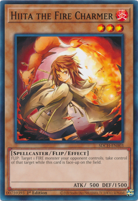 Hiita the Fire Charmer [SDCH-EN003] Common | Card Merchant Takapuna
