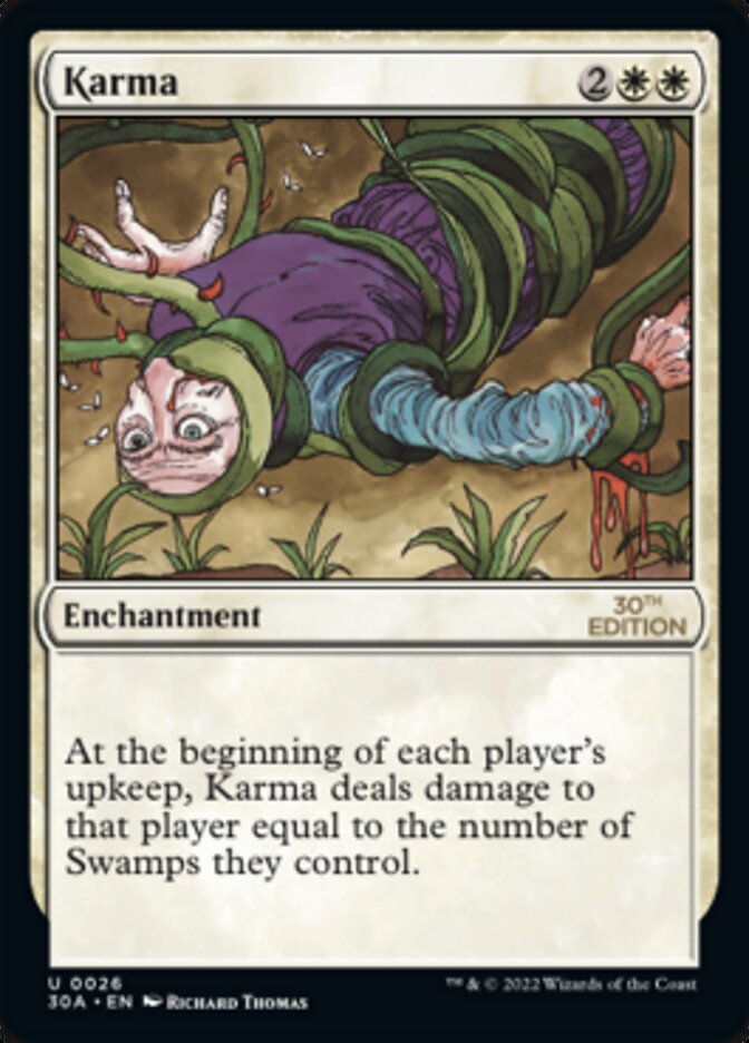 Karma [30th Anniversary Edition] | Card Merchant Takapuna