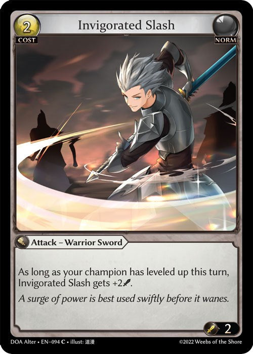 Invigorated Slash (094) [Dawn of Ashes: Alter Edition] | Card Merchant Takapuna