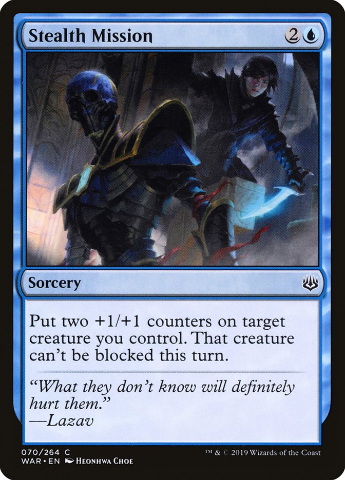 Stealth Mission [War of the Spark] | Card Merchant Takapuna