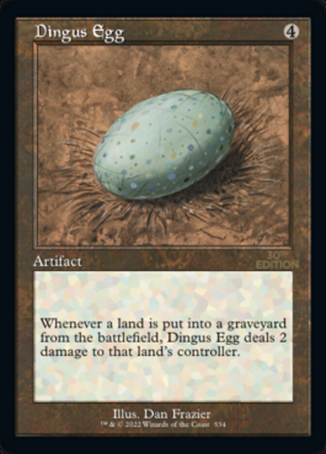 Dingus Egg (Retro) [30th Anniversary Edition] | Card Merchant Takapuna