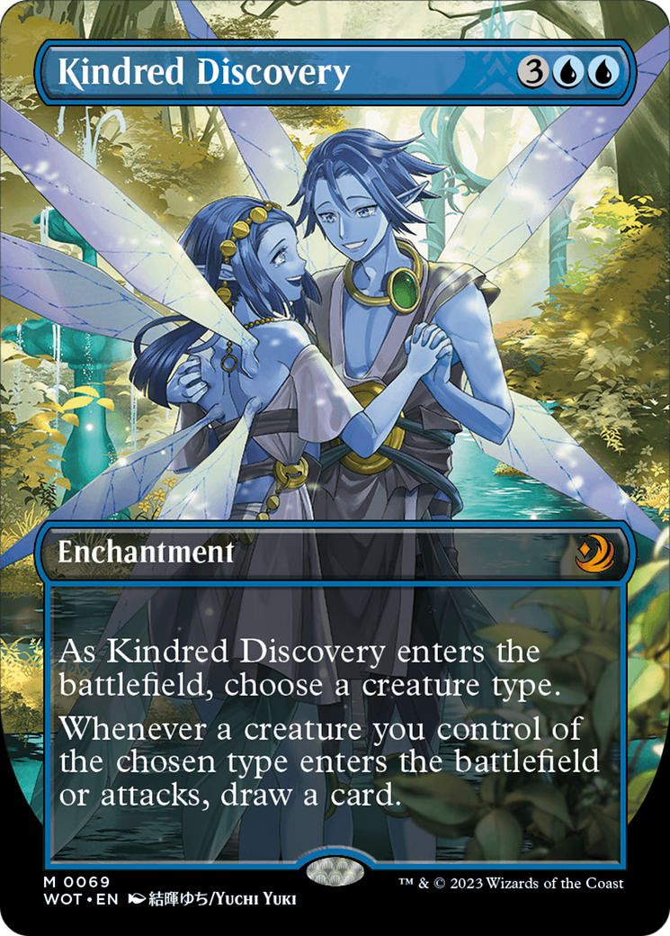 Kindred Discovery (Anime Borderless) [Wilds of Eldraine: Enchanting Tales] | Card Merchant Takapuna