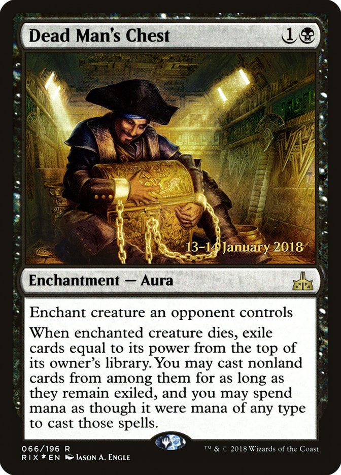 Dead Man's Chest [Rivals of Ixalan Prerelease Promos] | Card Merchant Takapuna