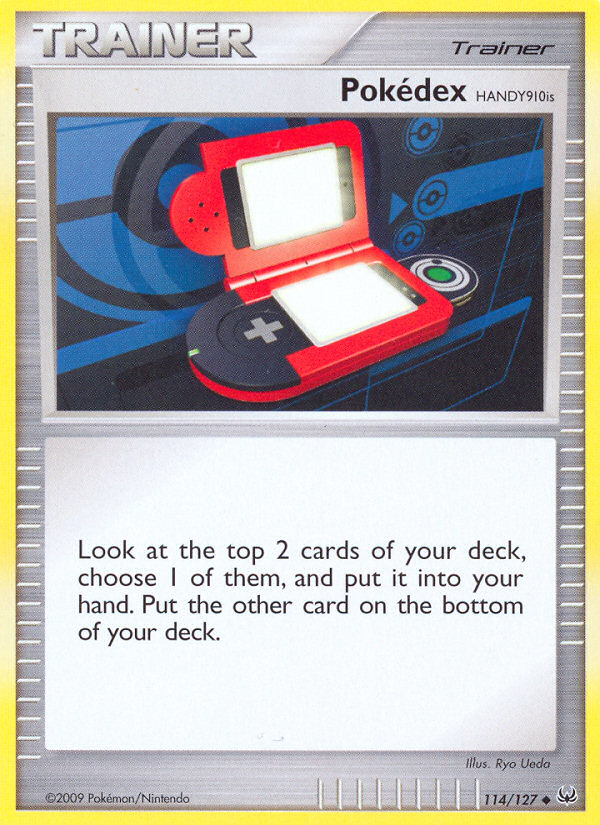 Pokedex HANDY910is (114/127) [Platinum: Base Set] | Card Merchant Takapuna
