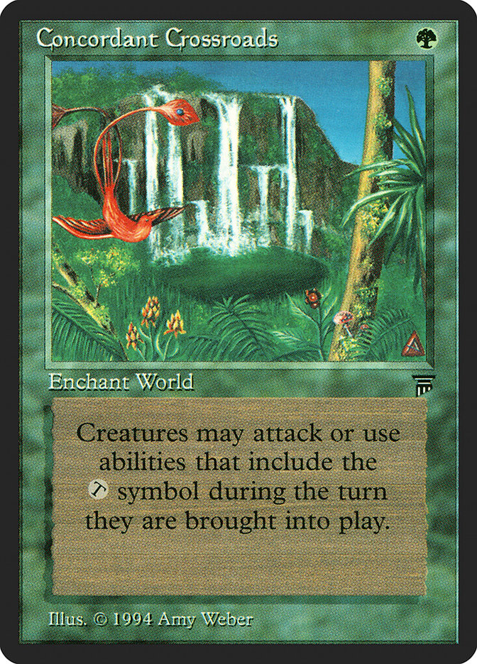Concordant Crossroads [Legends] | Card Merchant Takapuna