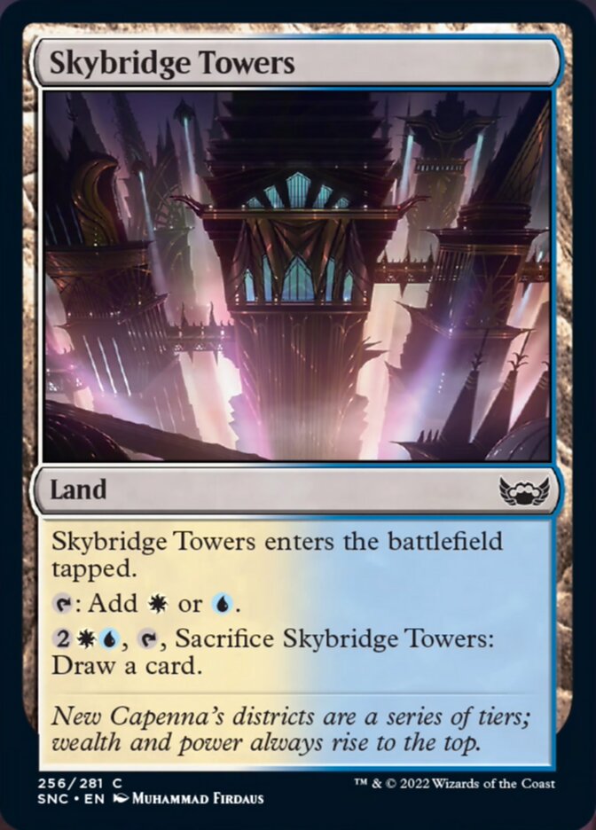 Skybridge Towers [Streets of New Capenna] | Card Merchant Takapuna