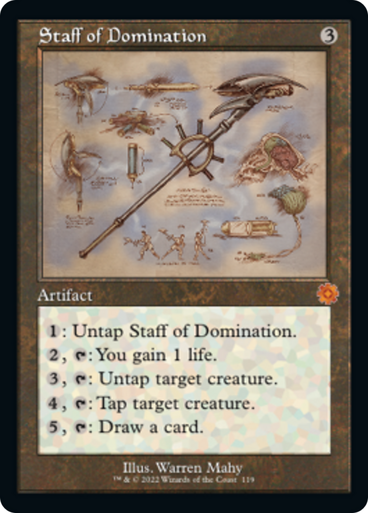 Staff of Domination (Retro Schematic) [The Brothers' War Retro Artifacts] | Card Merchant Takapuna