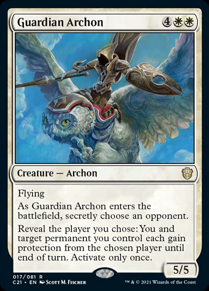 Guardian Archon [Commander 2021] | Card Merchant Takapuna