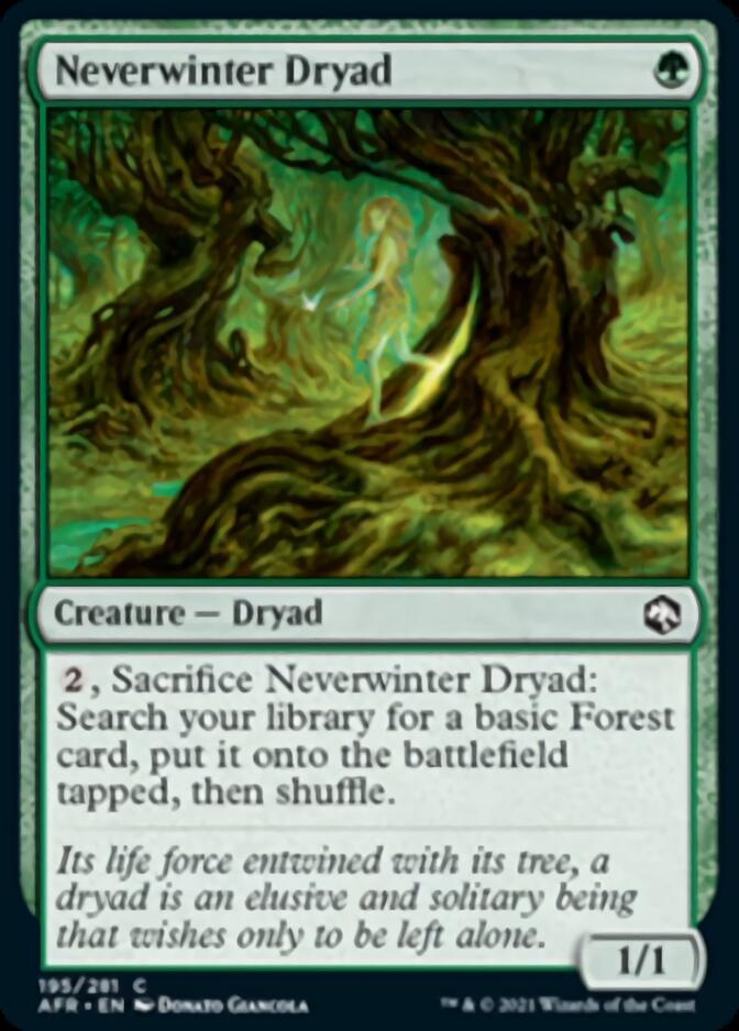Neverwinter Dryad [Dungeons & Dragons: Adventures in the Forgotten Realms] | Card Merchant Takapuna