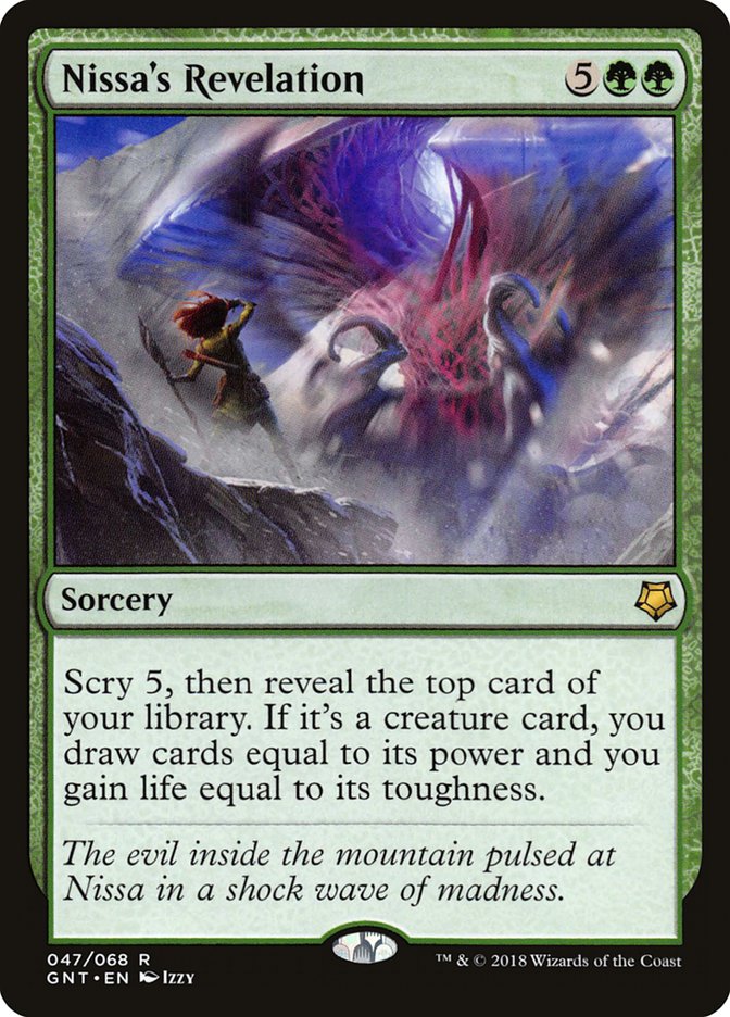 Nissa's Revelation [Game Night 2018] | Card Merchant Takapuna