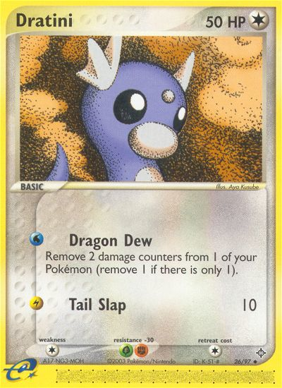 Dratini (26/97) [EX: Dragon] | Card Merchant Takapuna