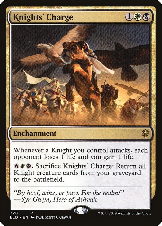 Knights' Charge [Throne of Eldraine] | Card Merchant Takapuna