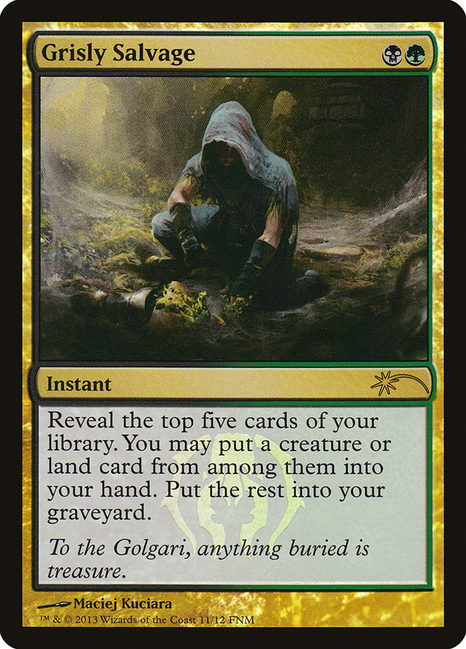 Grisly Salvage [Friday Night Magic 2013] | Card Merchant Takapuna