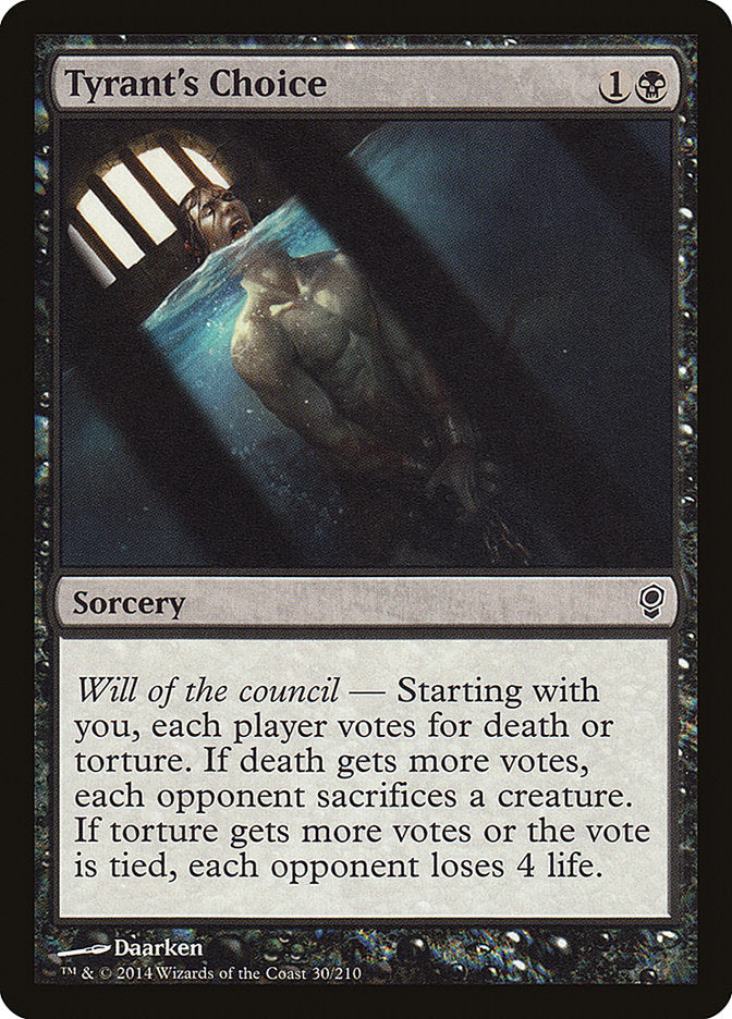 Tyrant's Choice [Conspiracy] | Card Merchant Takapuna