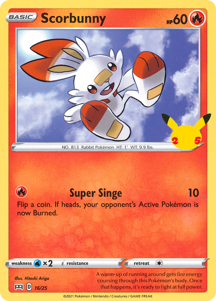 Scorbunny (16/25) [McDonald's 25th Anniversary] | Card Merchant Takapuna