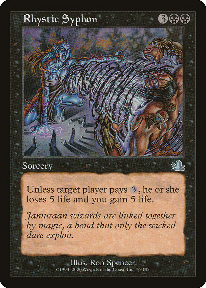 Rhystic Syphon [Prophecy] | Card Merchant Takapuna