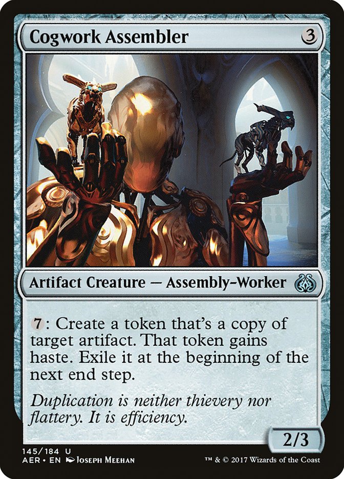Cogwork Assembler [Aether Revolt] | Card Merchant Takapuna