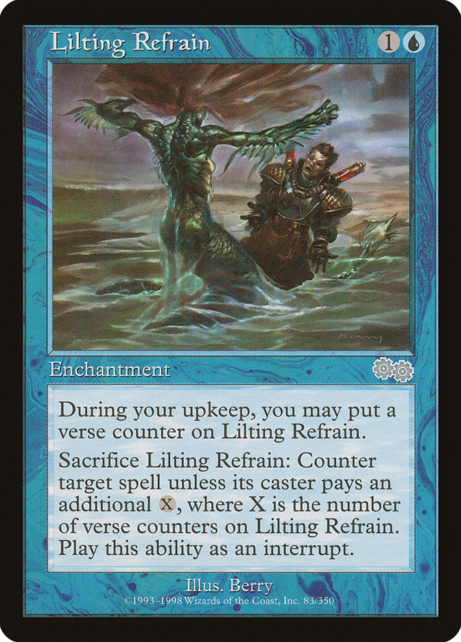 Lilting Refrain [Urza's Saga] | Card Merchant Takapuna