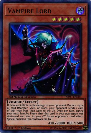 Vampire Lord [SBSC-EN007] Ultra Rare | Card Merchant Takapuna