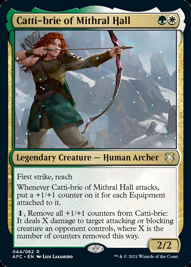 Catti-brie of Mithral Hall [Dungeons & Dragons: Adventures in the Forgotten Realms Commander] | Card Merchant Takapuna