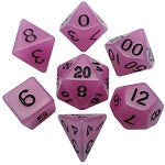 Resin Dice: Glow. Purple 16mm Poly | Card Merchant Takapuna