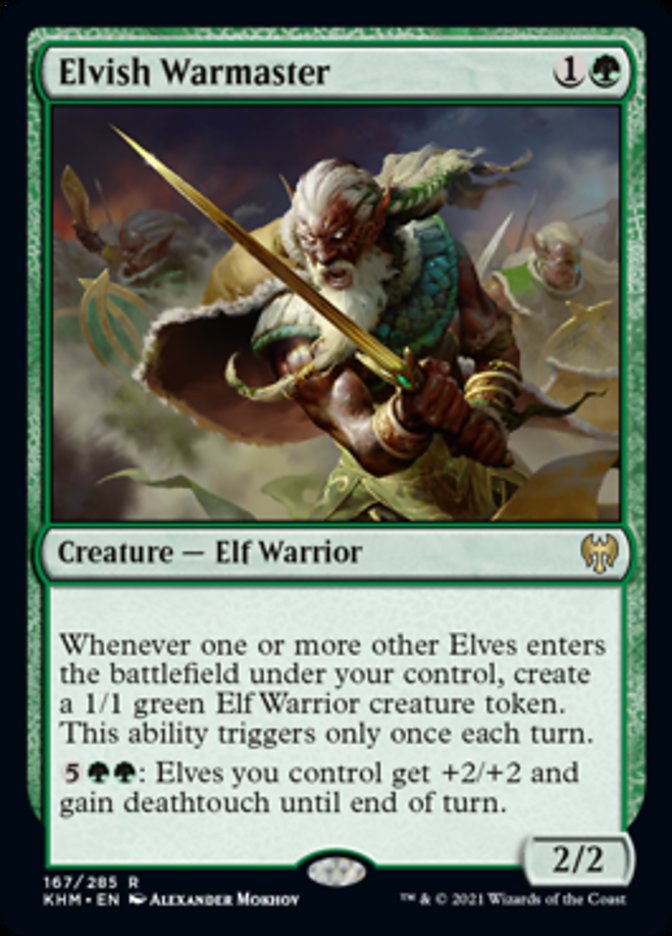 Elvish Warmaster [Kaldheim] | Card Merchant Takapuna