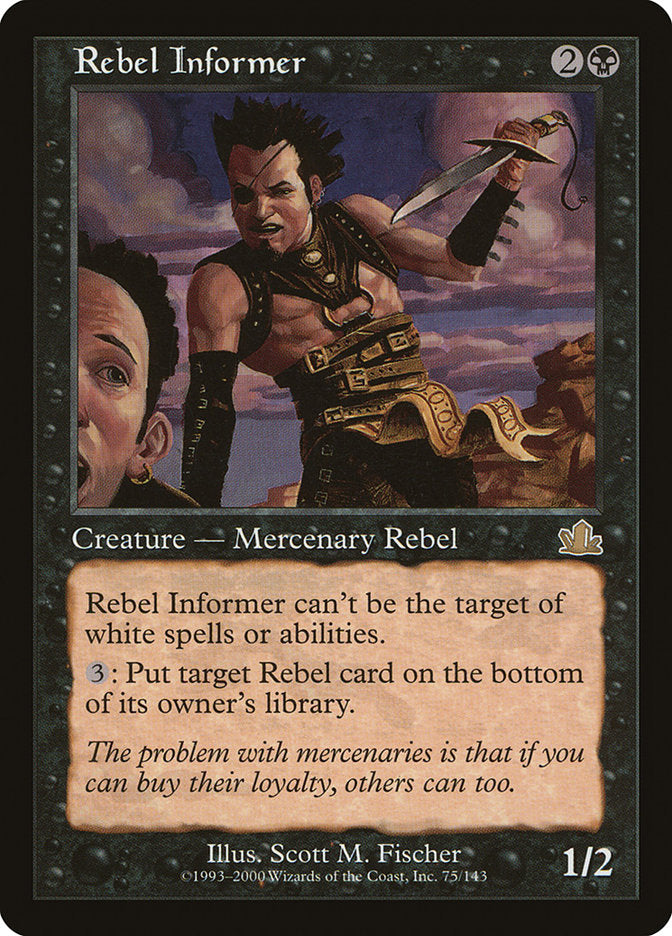 Rebel Informer [Prophecy] | Card Merchant Takapuna