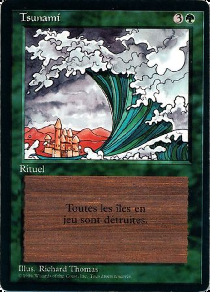 Tsunami [Foreign Black Border] | Card Merchant Takapuna