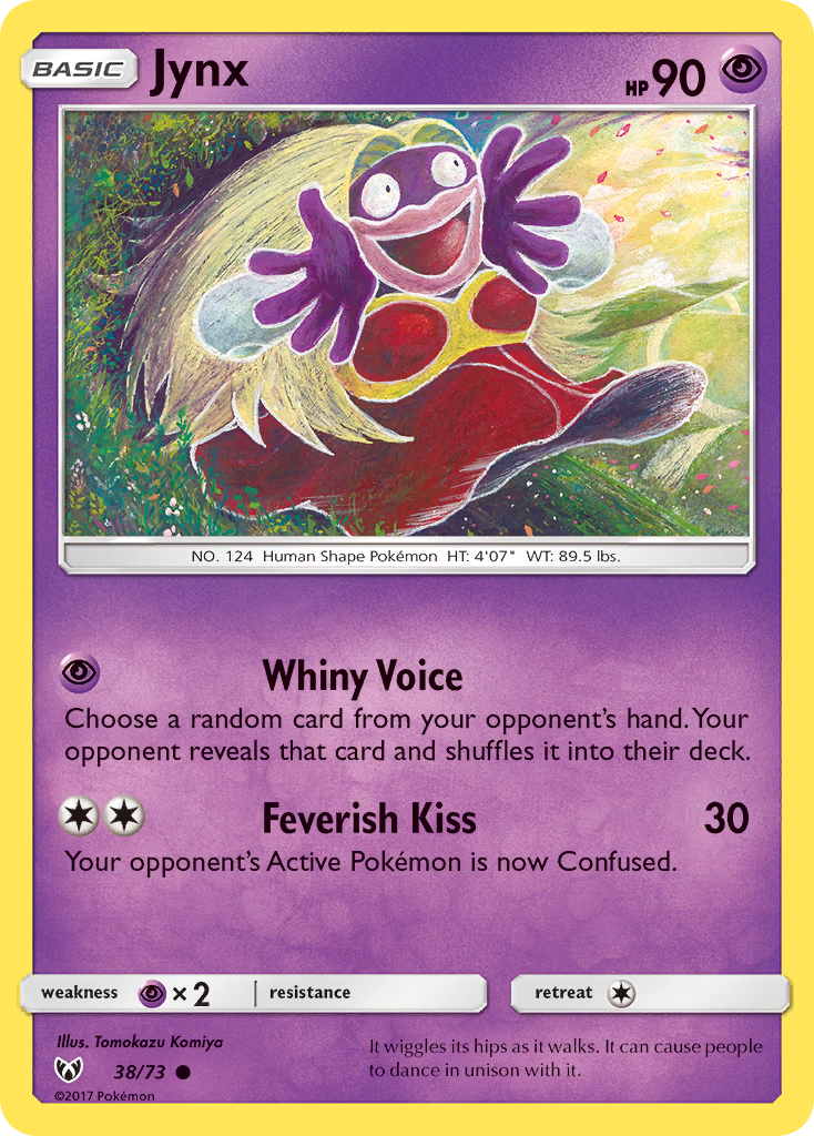 Jynx (38/73) [Sun & Moon: Shining Legends] | Card Merchant Takapuna