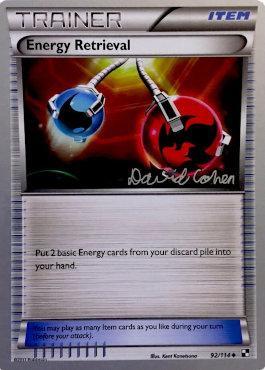 Energy Retrieval (92/114) (Twinboar - David Cohen) [World Championships 2011] | Card Merchant Takapuna