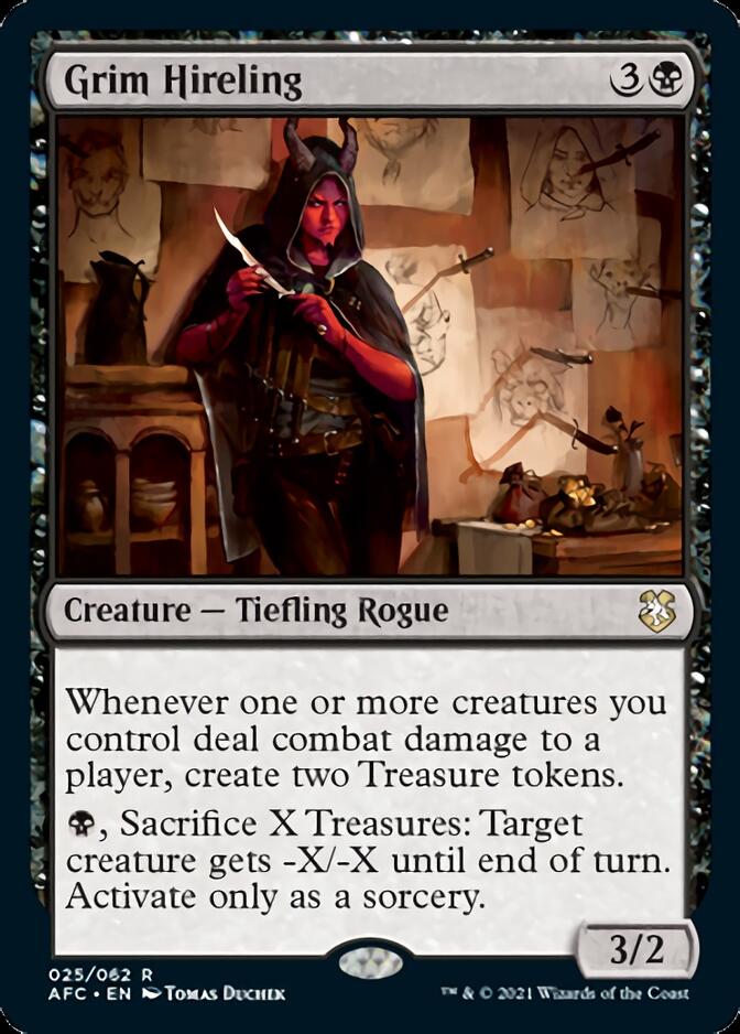 Grim Hireling [Dungeons & Dragons: Adventures in the Forgotten Realms Commander] | Card Merchant Takapuna