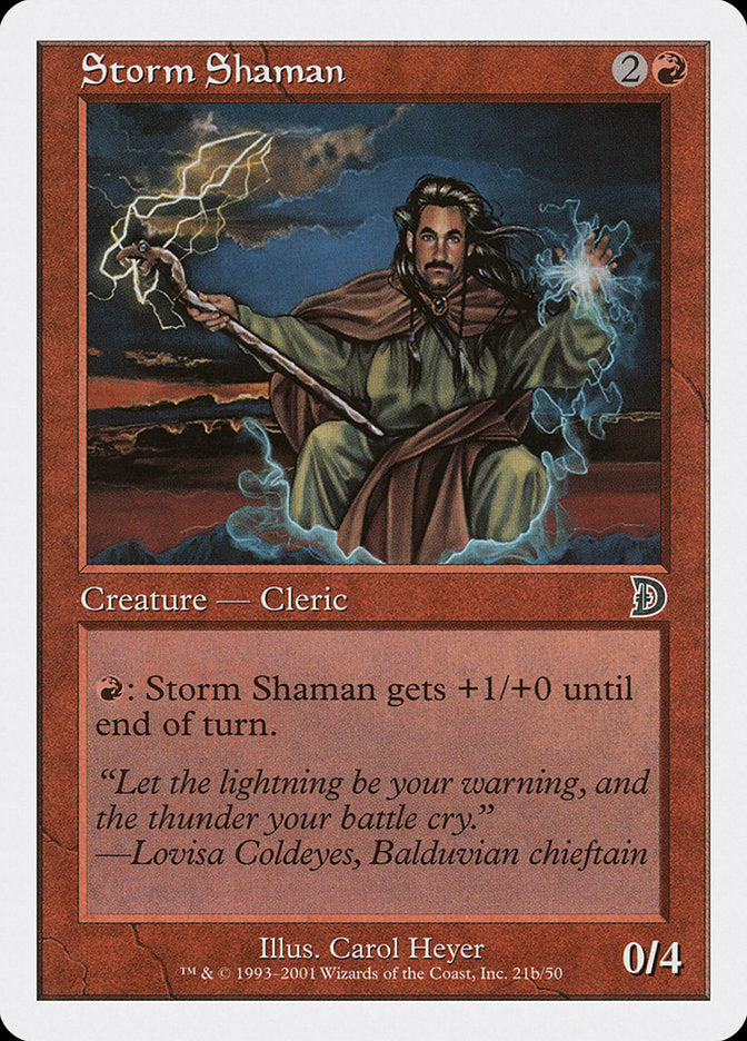 Storm Shaman (Male) [Deckmasters] | Card Merchant Takapuna