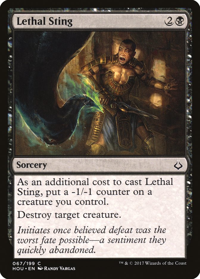 Lethal Sting [Hour of Devastation] | Card Merchant Takapuna
