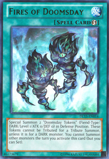Fires of Doomsday (Green) [DL15-EN014] Rare | Card Merchant Takapuna