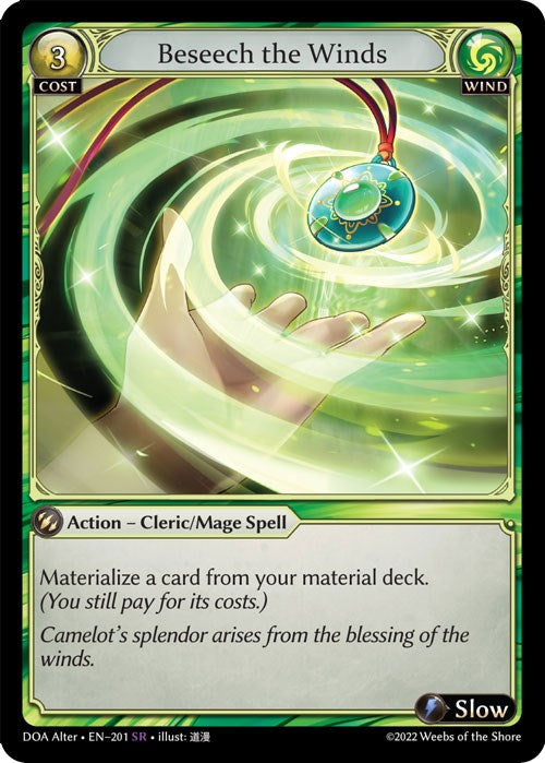 Beseech the Winds (201) [Dawn of Ashes: Alter Edition] | Card Merchant Takapuna