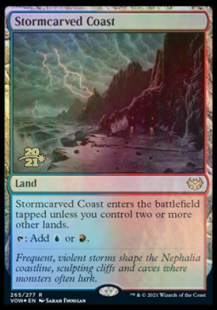 Stormcarved Coast [Innistrad: Crimson Vow Prerelease Promos] | Card Merchant Takapuna