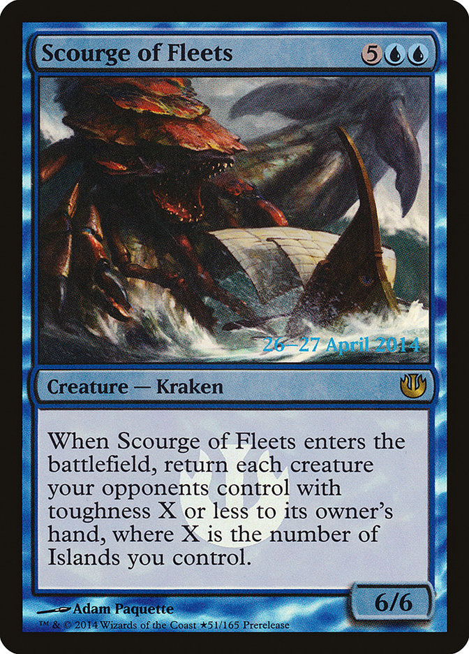 Scourge of Fleets [Journey into Nyx Prerelease Promos] | Card Merchant Takapuna