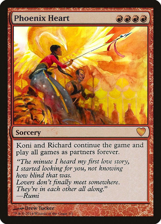 Phoenix Heart [Celebration Cards] | Card Merchant Takapuna