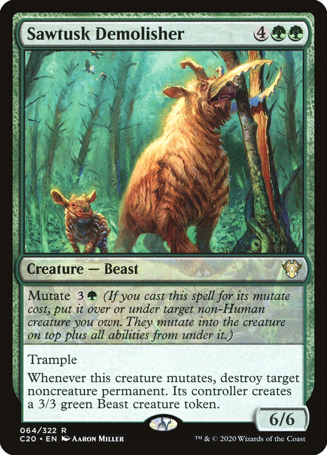 Sawtusk Demolisher [Commander 2020] | Card Merchant Takapuna