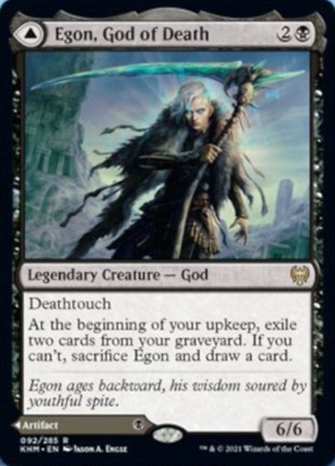 Egon, God of Death // Throne of Death [Kaldheim] | Card Merchant Takapuna