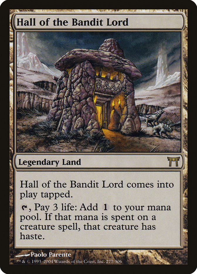 Hall of the Bandit Lord [Champions of Kamigawa] | Card Merchant Takapuna