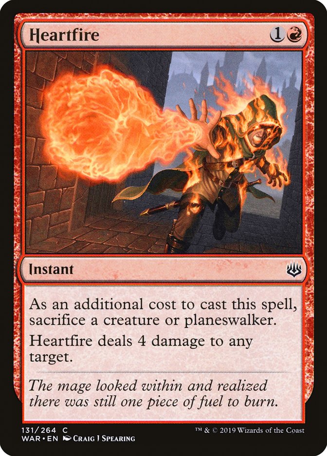 Heartfire [War of the Spark] | Card Merchant Takapuna