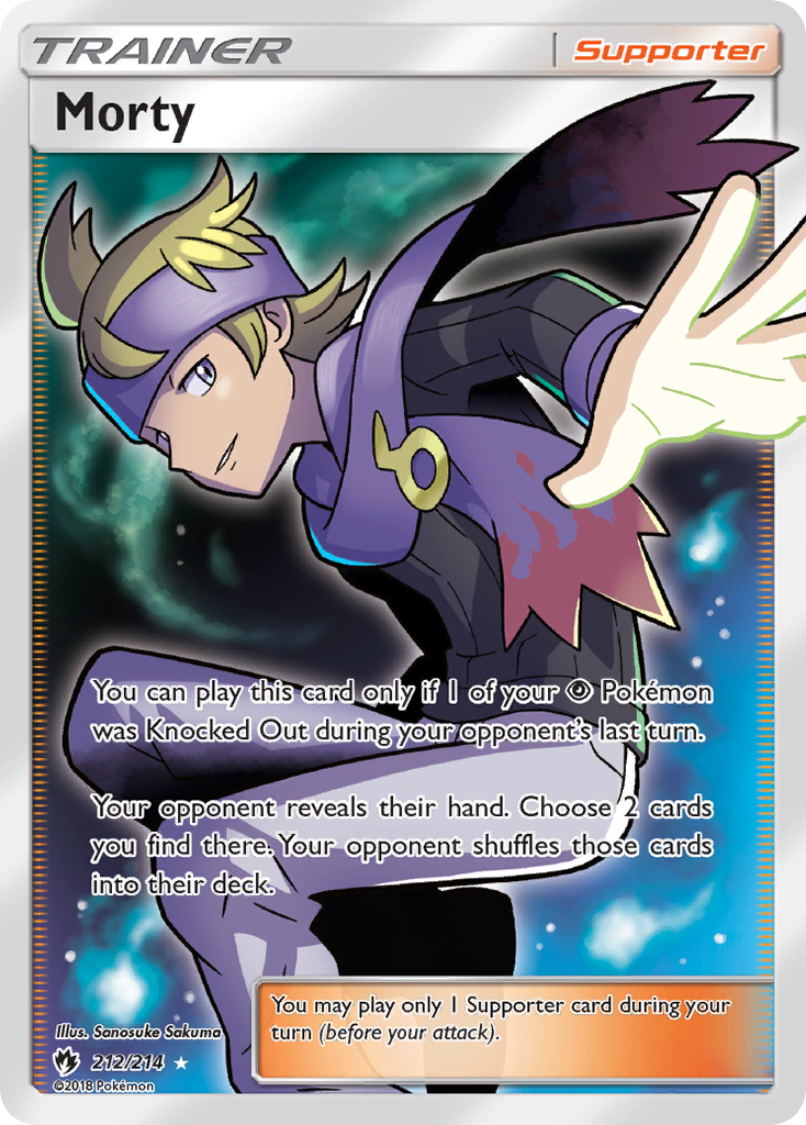 Morty (212/214) [Sun & Moon: Lost Thunder] | Card Merchant Takapuna