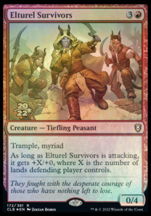 Elturel Survivors [Commander Legends: Battle for Baldur's Gate Prerelease Promos] | Card Merchant Takapuna