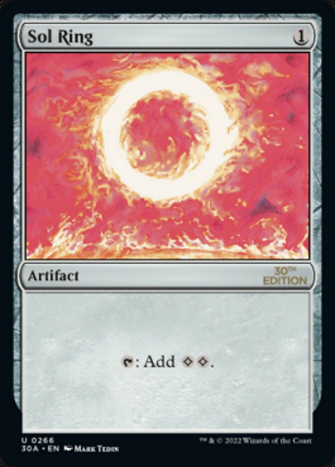 Sol Ring (266) [30th Anniversary Edition] | Card Merchant Takapuna