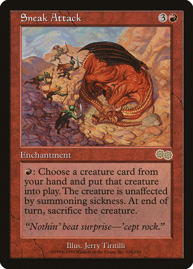 Sneak Attack [Urza's Saga] | Card Merchant Takapuna