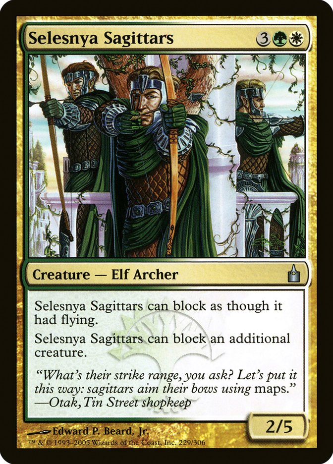 Selesnya Sagittars [Ravnica: City of Guilds] | Card Merchant Takapuna