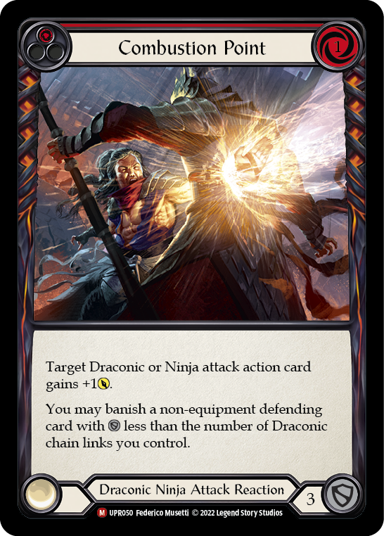 Combustion Point [UPR050] (Uprising)  Rainbow Foil | Card Merchant Takapuna