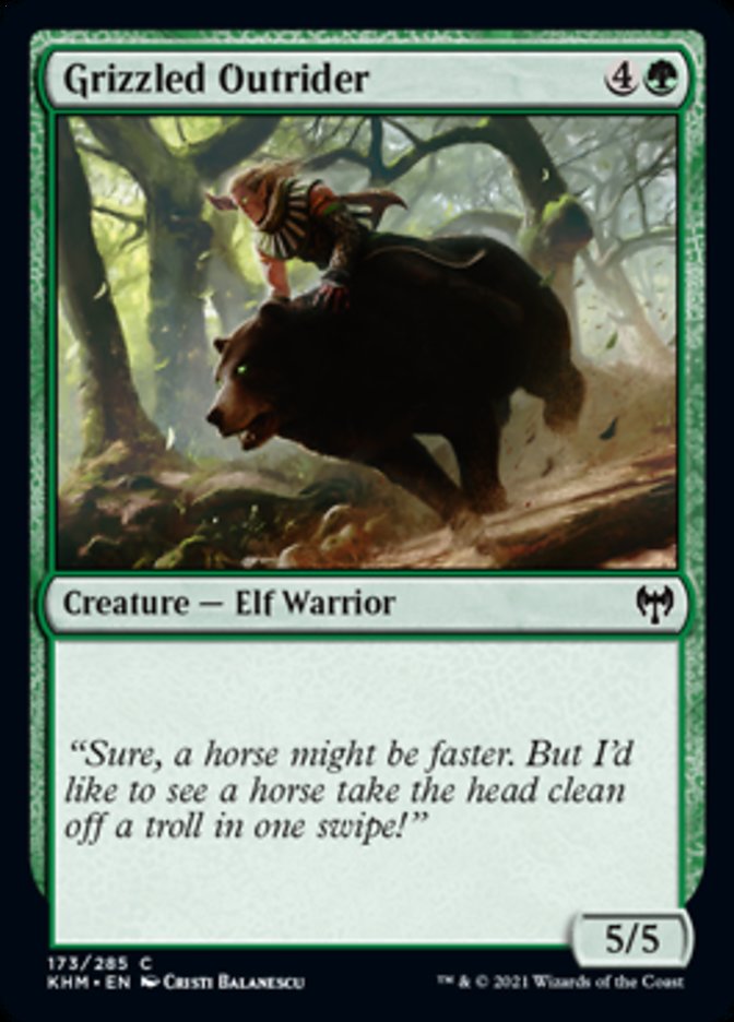 Grizzled Outrider [Kaldheim] | Card Merchant Takapuna
