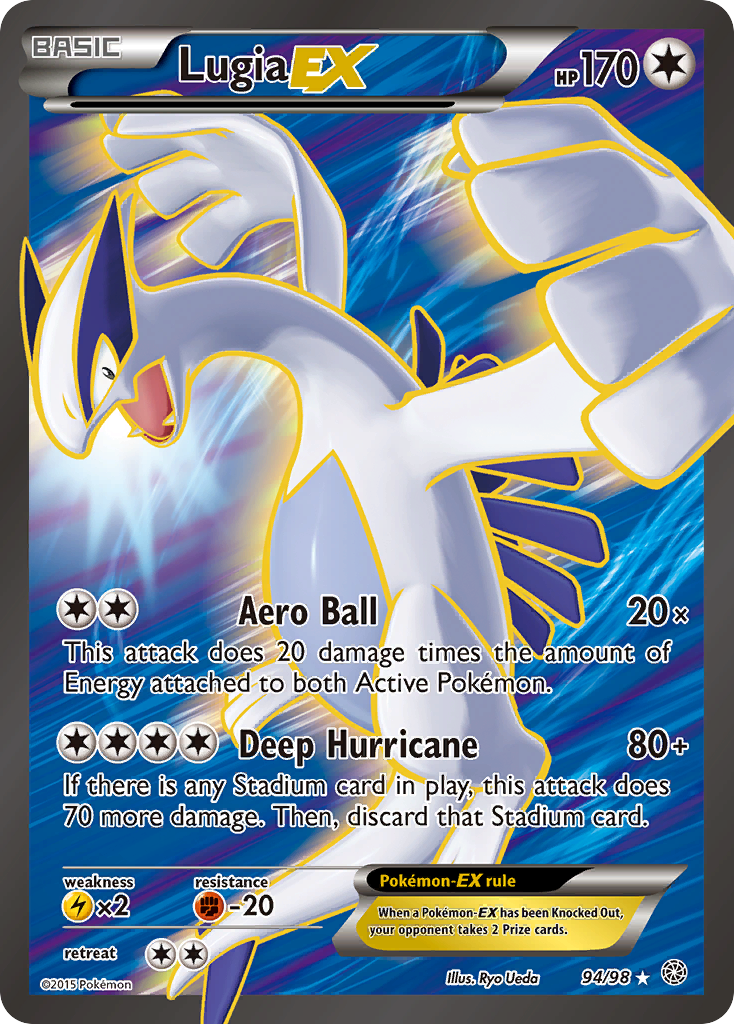 Lugia EX (94/98) [XY: Ancient Origins] | Card Merchant Takapuna